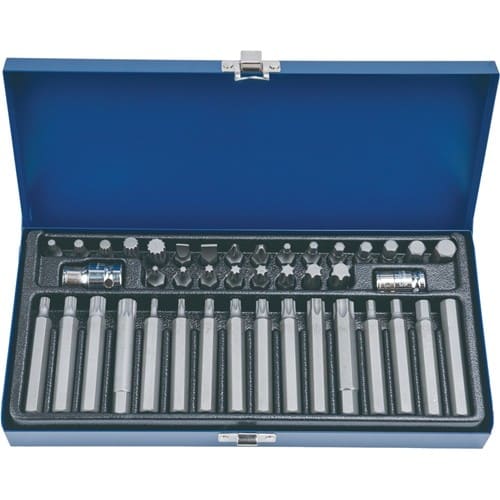 TECWERK Kraftschraubersatz 40-tlg.lang,Schlitz/PH/i6-KT./XZN/T TECWERK