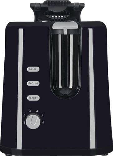 Nordwest 2-Schlitz Toaster TA 3102 swi 870 W schwarz-Inox 2 Toastscheiben