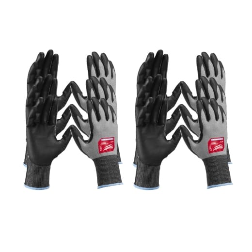 MILWAUKEE Größe 9 (L) 12er Pack HI-DEX Schnittschutzhandschuhe Klasse B