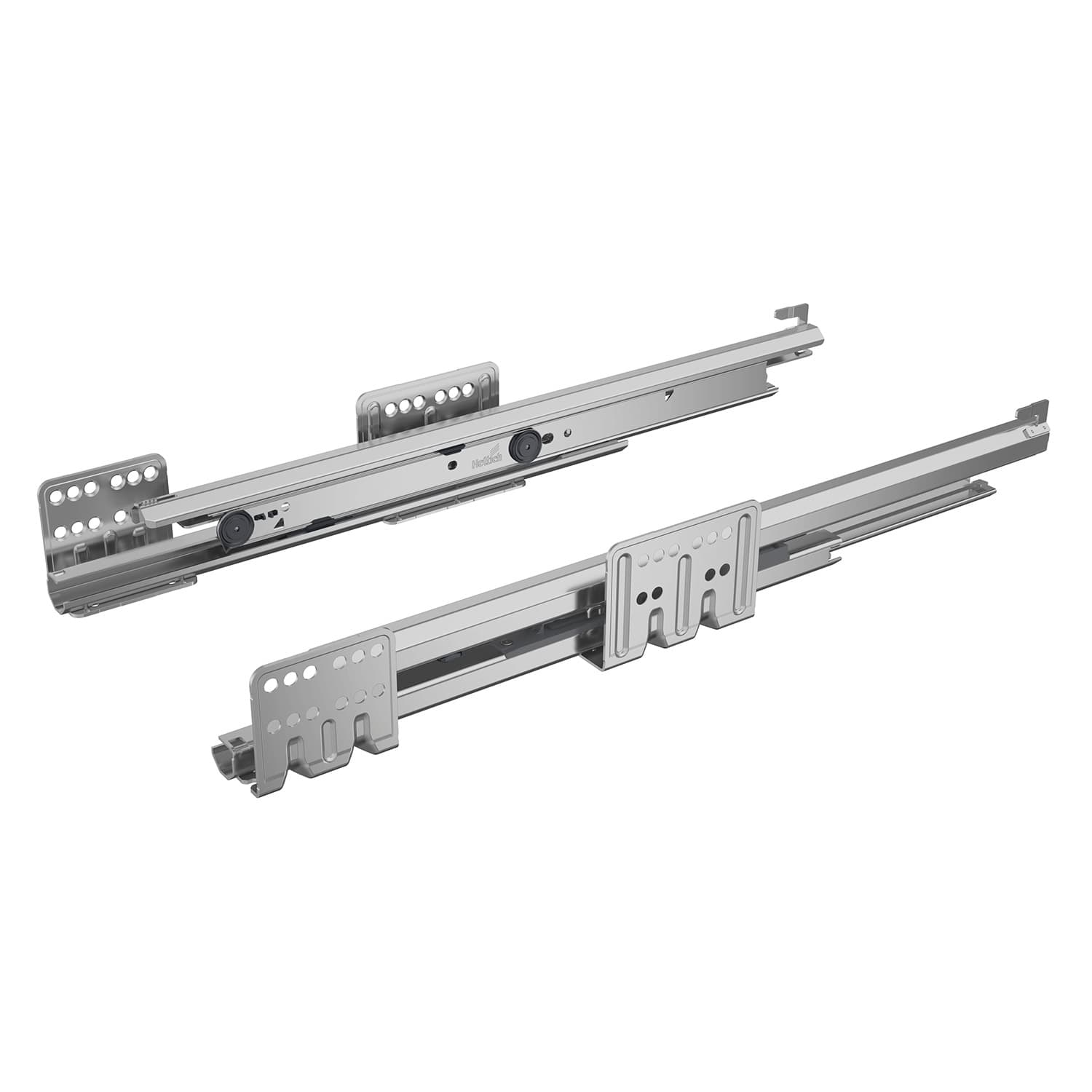 HETTICH Auszugsführung Actro mit Silent System / Push to open Silent, 70 kg, 650 mm, Korpusseitendicke 19 mm (EB 12), links und rechts, 9240938