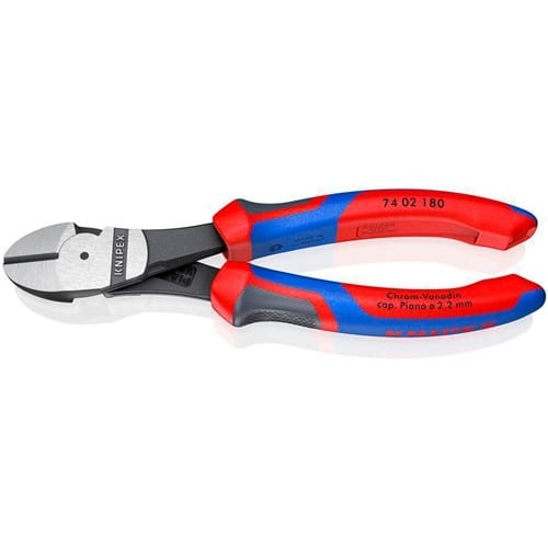 KNIPEX Kraftseitenschneider L.180mm pol.Form 0 Comfort-Griff KNIPEX