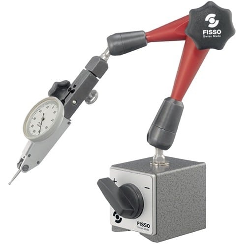 FISSO Magnetmessstativ STRATO-LINE R. 280mm Gesamt-H. 390mm Haftkraft 750 N FISSO