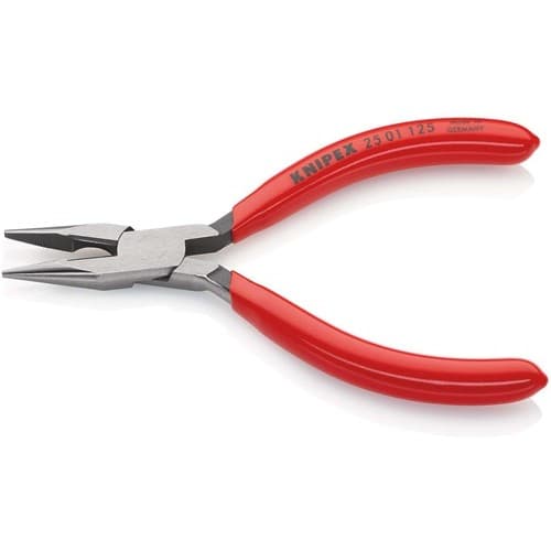 KNIPEX Flachrundzange L.125mm flach/rund ger.pol.Ku.-Überzug KNIPEX