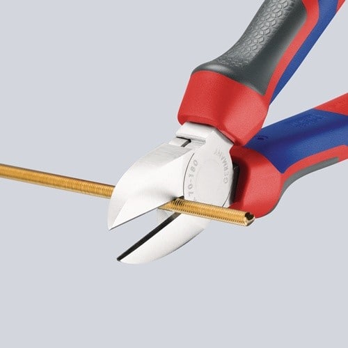 KNIPEX Seitenschneider L.180mm Kopf verchr.Comfort-Griff KNIPEX