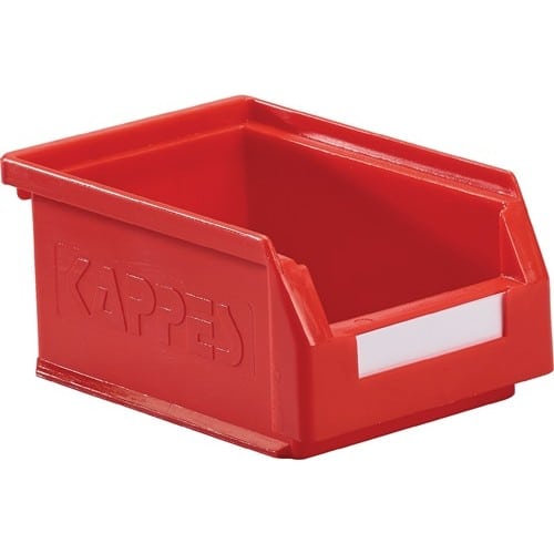 RASTERPLAN Sichtlagerkasten L160xB105xH75mm PE rot RASTERPLAN