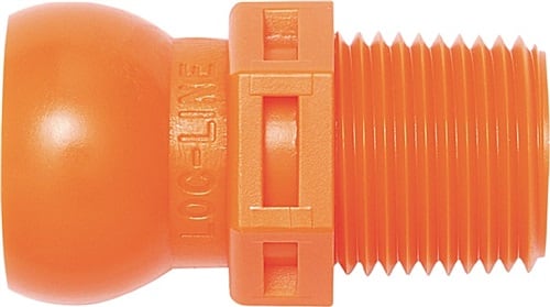 Gewindenippel Größe 1/2 ″ Beutel mit 4 Stück LOC-LINE