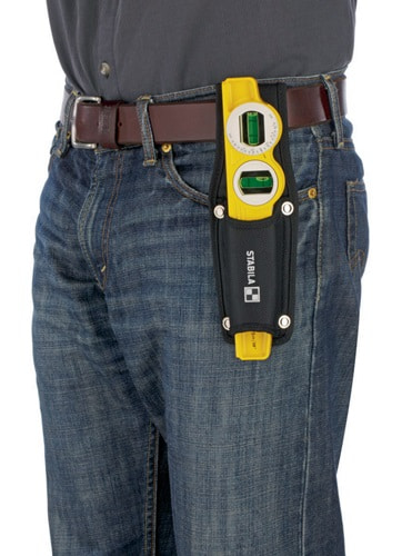 STABILA Torpedowasserwaage 81 SV REM W360 25cm Alu.gelb ± 0,5mm/m m.Gürteltasche STABILA