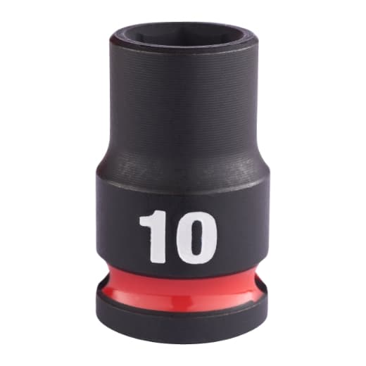 MILWAUKEE 10 x 32 mm SHOCKWAVE Schlagnuss 3/8" kurz