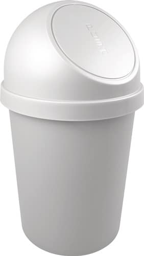 HELIT Abfallbehälter H700xØ403mm 45l lichtgrau HELIT