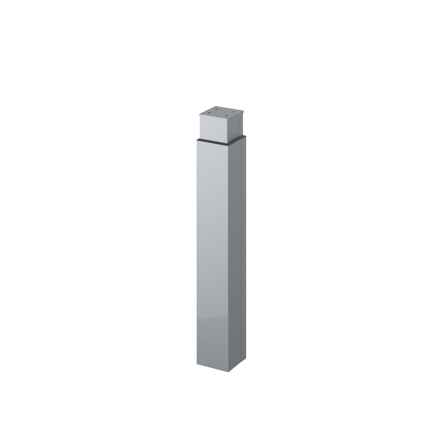 HETTICH LegaDrive Systems, Säule mit manueller Höhenverstellung, 610 - 750, Aluminium, eloxiert, silber, 9243045
