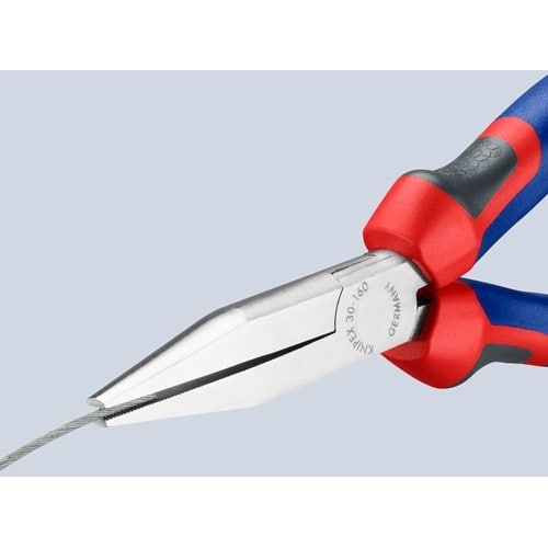 KNIPEX Langbeckzange Gesamt-L.160mm Kopf pol.halbrd.Comfort-Griff KNIPEX