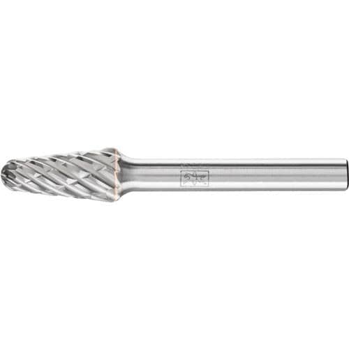 PFERD TOOLS Frässtift KEL D.10mm Kopf-L.20mm Schaft-D.6mm HM Verz.STEEL PFERD