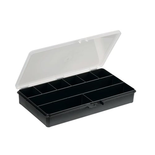 RAACO Sortierkasten B.271xT.173xH.41mm 9feste Fächer Box 9