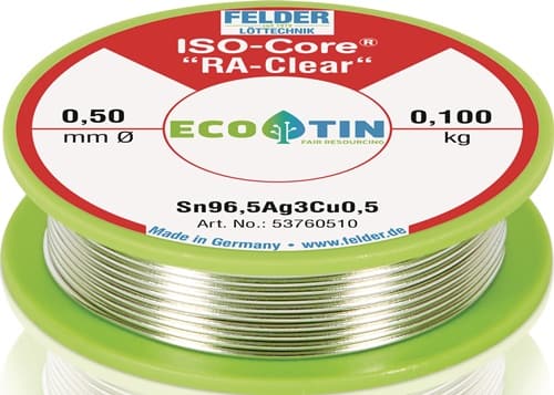 FELDER Lötdraht 0,5mm 100g Sn96,5Ag3,0Cu0,5 FELDER