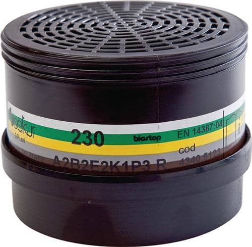 EKASTU Mehrbereichskombifilter 230 A2B2E2K1-P3 EN 14387 f.2 St./Btl.EKASTU