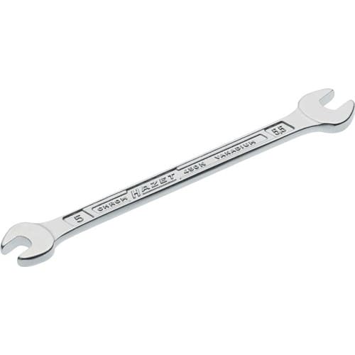HAZET Doppelmaulschlüssel 450N 5x5,5mm L.99,6mm verchr.HAZET