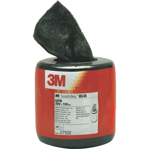 3M Schleifvliesrolle MX-SR L.6m B.100mm ultra fine grau 3M