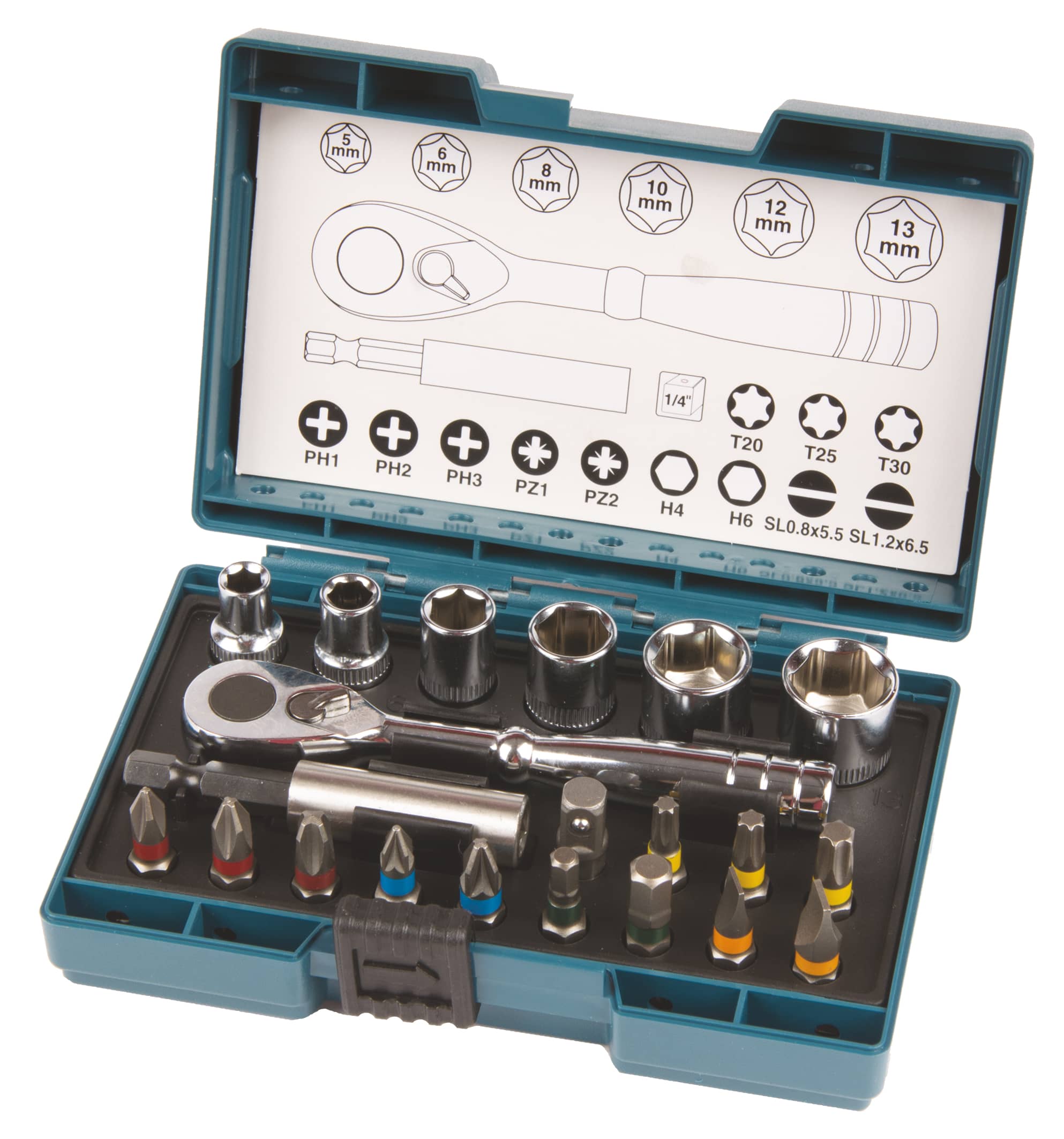 MAKITA Ratschen-Bit-Set B-54081
