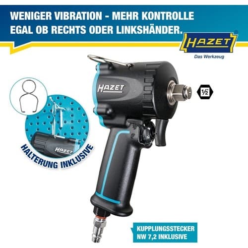 HAZET Druckluftschlagschrauber 9012M-1 12,5mm (1/2Zoll) A4-kt.678 Nm HAZET