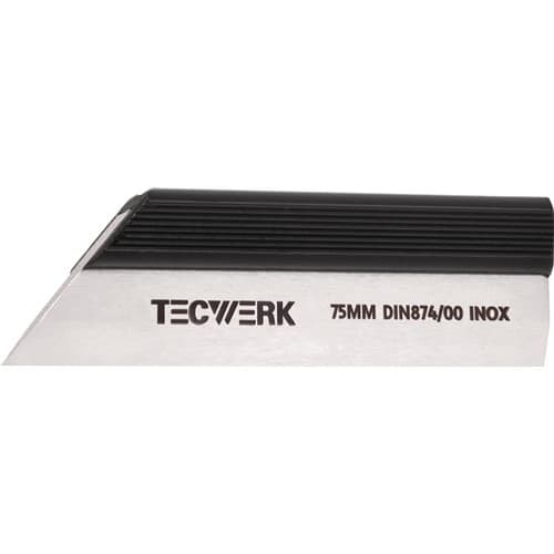 TECWERK Haarlineal DIN 874/00 L.150mm Spezialstahl Q.28x6mm TECWERK