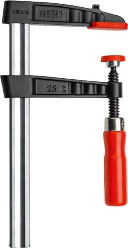 BESSEY Temperguss-Schraubzwinge TG Spann-W.120mm A.60mm Holzgr.20x5mm BESSEY