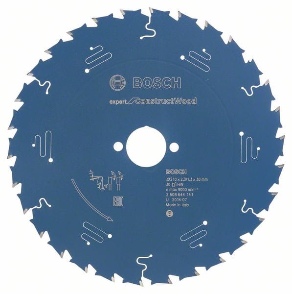 BOSCH Kreissägeblatt Expert for Construct Wood, 210 x 30 x 2,0 mm, 30