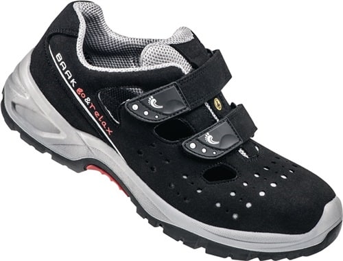 Sicherheitssandale Hardy Mikrofaser S1P SRC ESD EN ISO 20345 BAAK