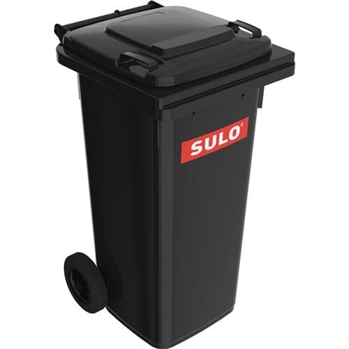SULO Müllgroßbehälter 120l HDPE anthrazitgrau fahrbar,n.EN 840 SULO