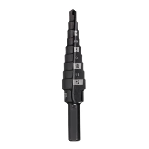 MILWAUKEE 4 bis 12 mm, 1 mm Stufen Stufenbohrer