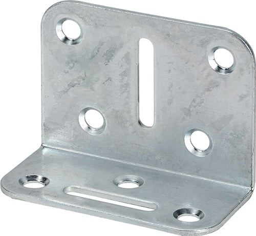 VORMANN Verstellwinkel L.50x35mm B.70mm S.2mm STA blau verz.VORMANN