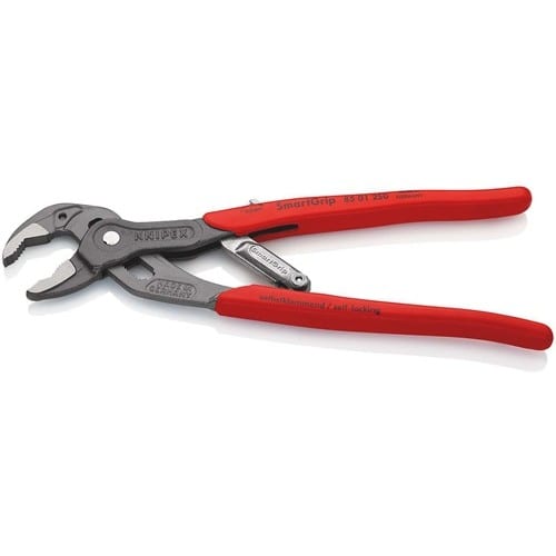 KNIPEX Wasserpumpenzange SmartGrip® L.250mm Spann-W.10-36mm grau atram.pol.Ku.-Überzug