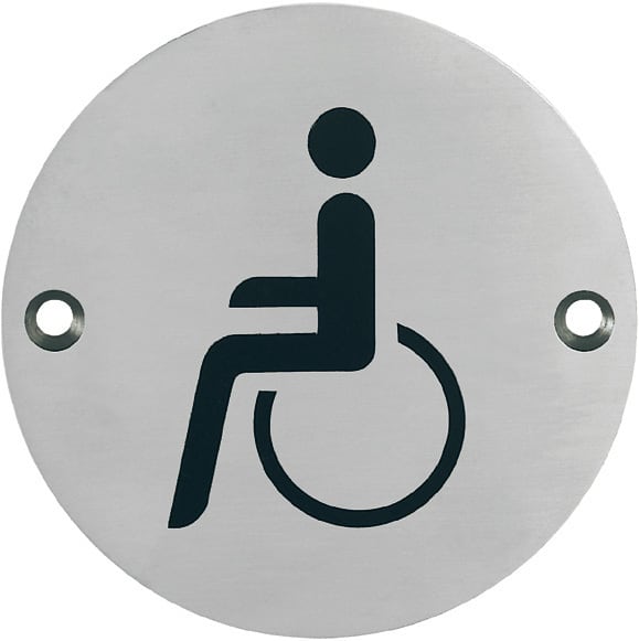 HOPPE® Hinweisschild E664, Edelstahl - edelstahl matt grau