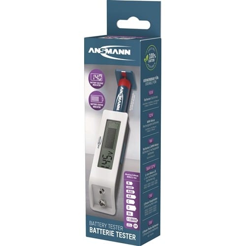 ANSMANN Batterietester f.viele Akku- u.Batterietypen ANSMANN