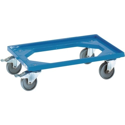 FETRA Kistenroller Trgf.250kg PA-Bereifung L605xB405mm ABS-Ku.blau FETRA