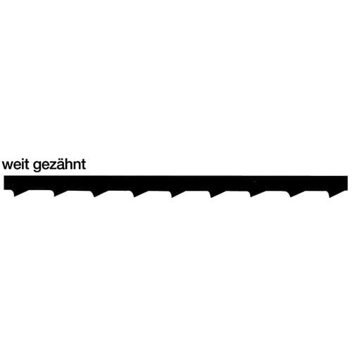 HAUNSTETTER Laubsägeblatt Blitz L.13cm Nr.7 (GROB) weitgezahnt f.HO u.Ku.HAUNSTETTER