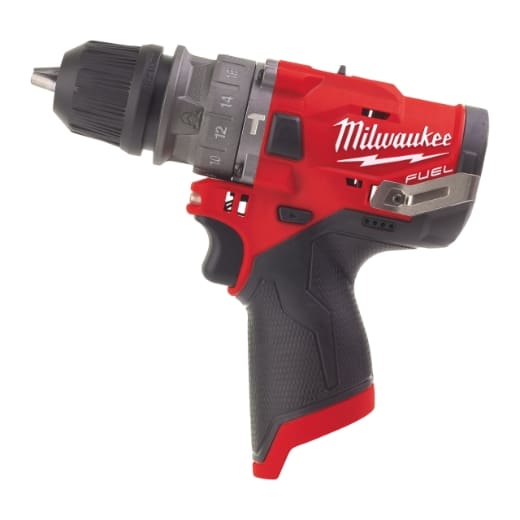 MILWAUKEE FUEL™ Akku-Kompakt-Schlagbohrschrauber mit Schnellwechselbohrfutter M12FPDX-0