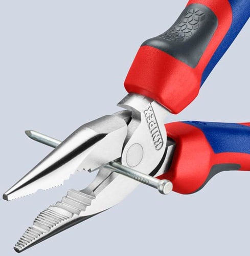 KNIPEX Spitzkombizange L.145mm verchr.Comfort-Griff verchr.KNIPEX