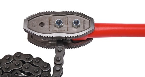 ROTHENBERGER Kettenrohrzange HEAVY DUTY Gesamt-L.1120mm Spann-W.168mm f.Rohre 6 Zoll