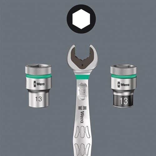 WERA Steckschlüsselsatz 8790 B Impaktor Deep Set 1 14-tlg.3/8 Zoll WERA
