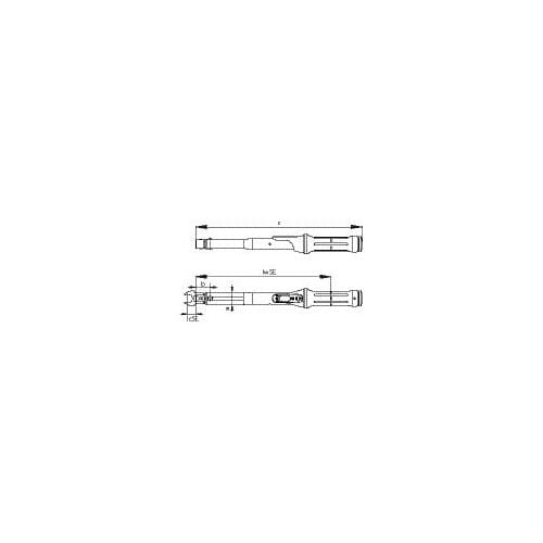 GEDORE Drehmomentschlüssel TF-SE100 20-100 Nm 9x12mm GEDORE