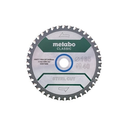 METABO Kreissägeblatt steel cut classic D165xDicke1,6xBohrung20mm FZFA