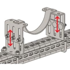 FISCHER Massivrohrschelle FMFSC