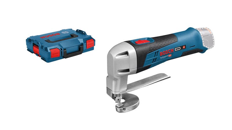 BOSCH Akku-Blechschere GSC 12V-13, Solo Version, L-BOXX