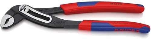 KNIPEX Wasserpumpenzange Alligator® L.250mm Spann-W.46mm pol.Mehrkomp.-Hüllen KNIPEX