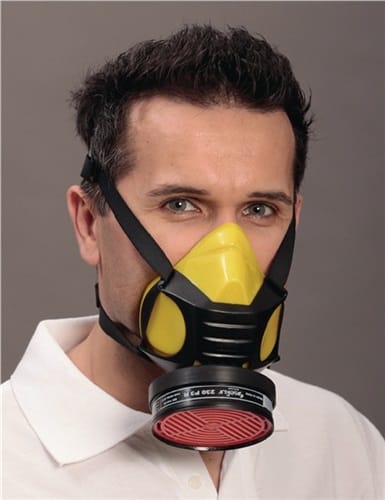 EKASTU Atemschutzhalbmaske Polimask GAMMA/Silikone EN 140 o.Filter,Silik.