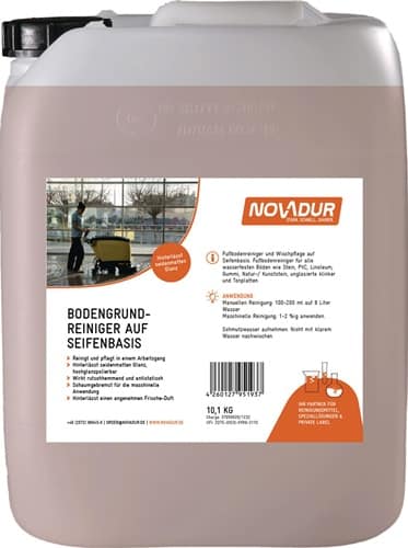 NOVADUR Bodengrundreiniger auf Seifenbasis 10,1kg Konzentrat Kanister NOVADUR