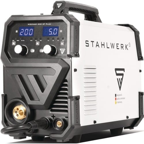 STAHLWERK MIG/MAG-Schweißanlage MIG MAG 200 ST Plus m.Zub.20-200 A gasg.STAHLWERK