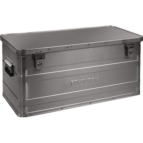 TECWERK Aluminiumbox L780xB380xH380mm 90l m.Klappverschluss u.Zylinderschl.TECWERK