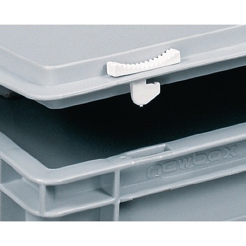 LOCKWEILER Ku.-Koffer L400xB300xH233mm PP 1 Griff Schiebeverschluss grau 20l
