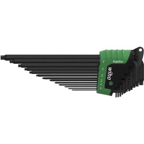 WIHA Winkelschraubendrehersatz 366R 13tlg.T5-T45 m.HF im Kunstoffhalter WIHA